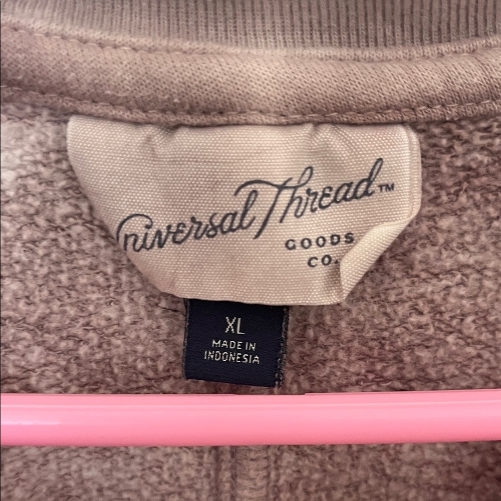 Universal Thread Mauve Tie-Dye Pullover Sweatshirt - Picture 2 of 7